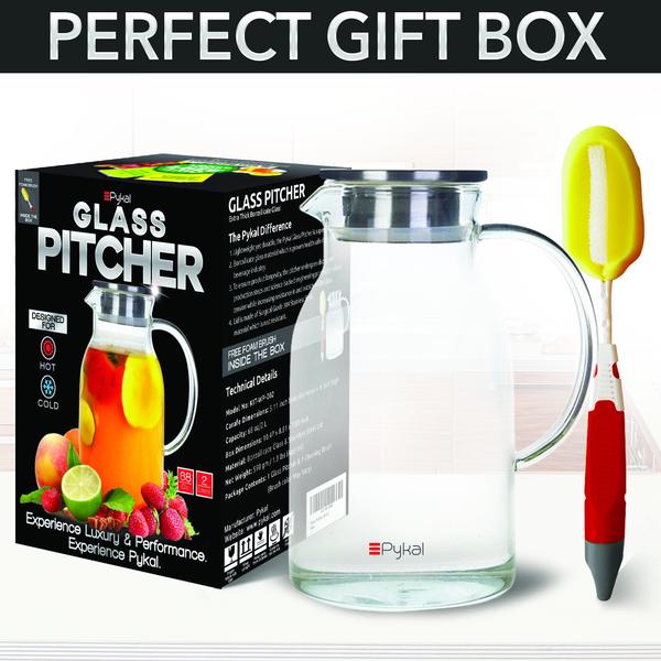 glass pitcher with perfect gift box