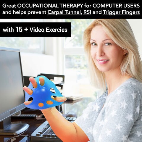 Image of hand strengthener for computer use